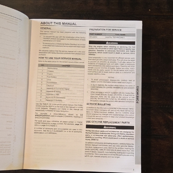 Harley-Davidson 2013 Touring Models Service Manual- 99483-13- Gray Cover - Picture 6 of 9